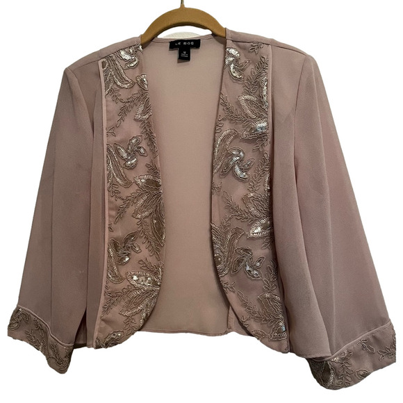 LE BOS~CARDIGAN~WRAP~TAUPE~12 - Picture 1 of 7